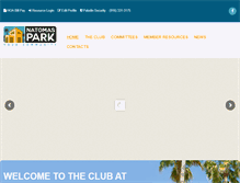 Tablet Screenshot of natomaspark.com